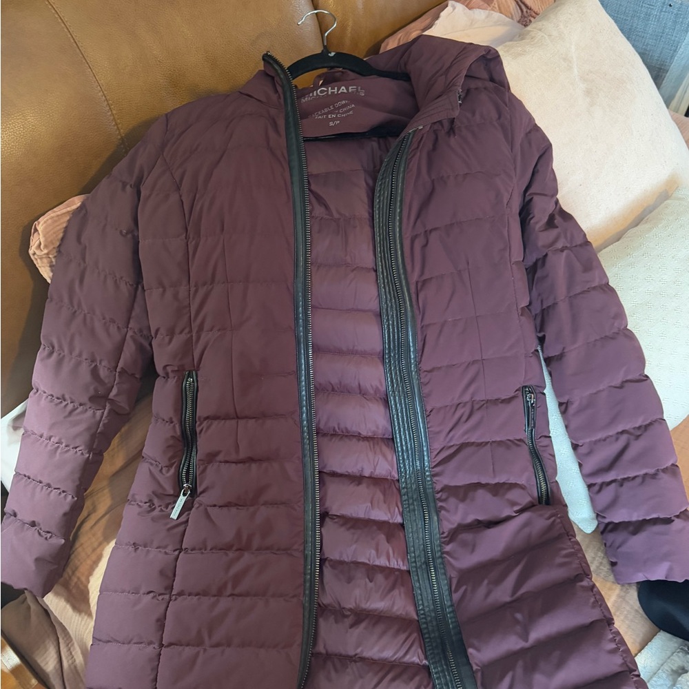 Michael Kors Women's Quilted Jacket - Purple